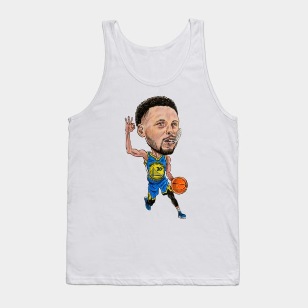 Steph Caricature Tank Top by tabslabred